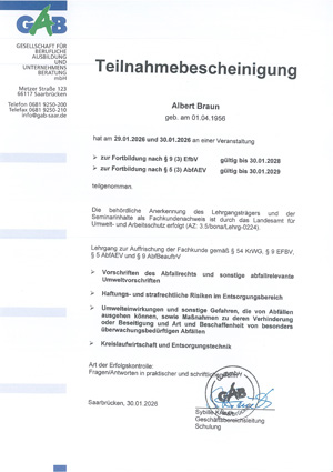 Zertifikat_0126_300 Zertifikat Abfallrecht
